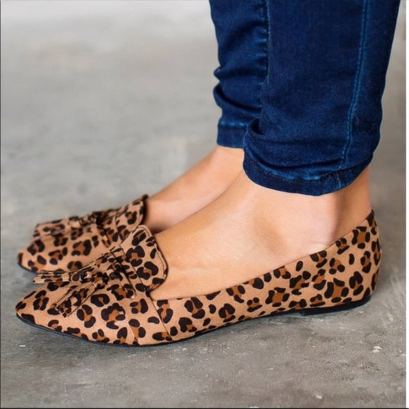 Fabutiq Shoes - Leopard tassel loafer FIRM